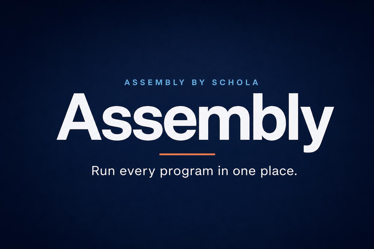 Assembly — Program Management for Community Orgs